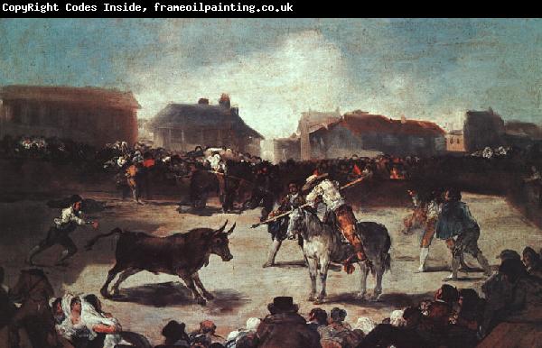 Francisco de Goya Village Bullfight